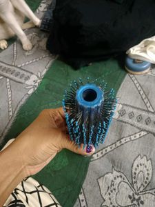 Blue Round Hair Brush