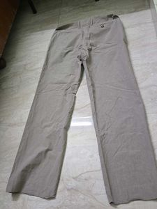 korean Beige Casual Trousers