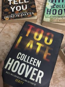 Too Late Book by colleen Hoover