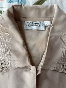 Elegant Embroidered Silk Blouse
