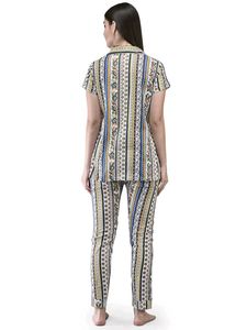 Stylish Printed Pajama Set