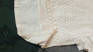 Cream Lace Pocket T-Shirt