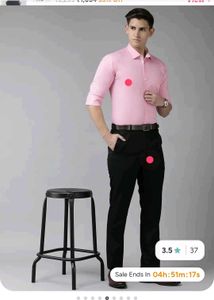 Park Avenue Slim Fit Pink Formal Shirt