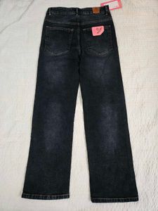 Dark Wash Wide Leg Denim Jeans waist 28/30