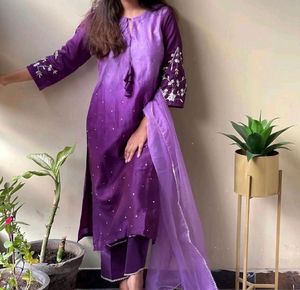 Party Wear Set With Dupatta