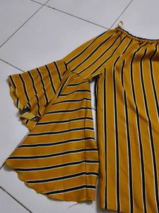 Striped Off-Shoulder Top
