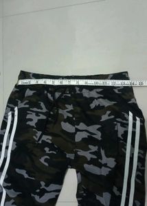 Camouflage Striped Track Pants