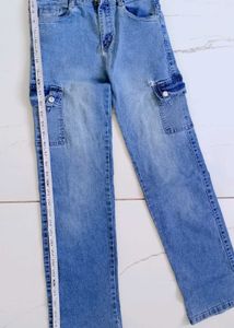 Blue Cargo Jeans 🌈
