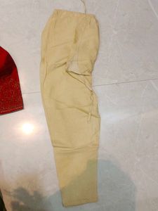 Men's Red Embroidered Kurta Set