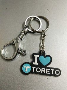" I 💙 Toreto Keychain With a Hook Keyring