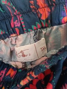 Paisley Print Blouse And Pant Set