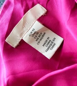 H&amp;M Satin Corset Top