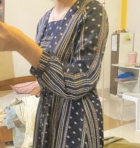 Bohemian Print Maxi Dress 40inch length
