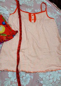 Very Cute And Beautiful Camisole With Shorts