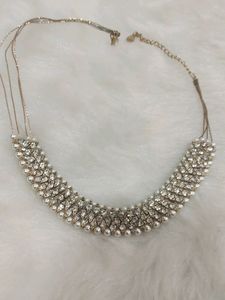 Diamond And Pearl Necklace