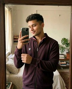 NetPlay Men's Maroon Bomber Jacket