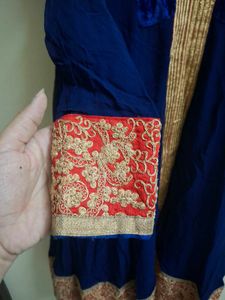 Beautiful Blue Embroidered Kurta