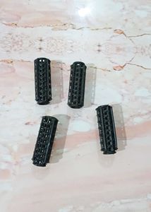 Set of bun maker and 4 hair roller