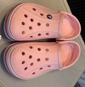 Pink Crocs
