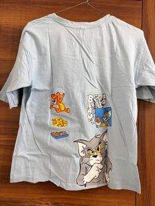Light Blue Jerry "BLAM!" Graphic Tee