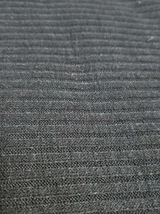 Black Ribbed One-Shoulder ]