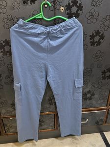 Blue Cargo Pants