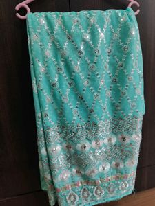 Heavy Designer Work Saree