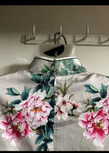 Elegant Floral Cheongsam Dress