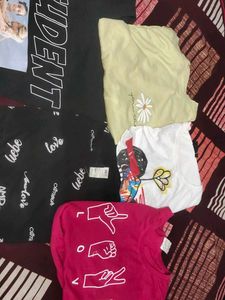 Lot of 5 Graphic T-Shirts