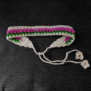 Crochet Floral Headband