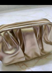 Elegant Gold Clutch Bag