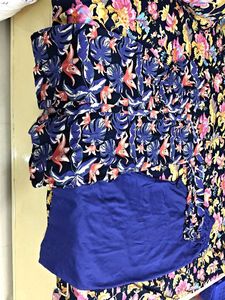 Umbrella Plazo Kurta Set 🔵