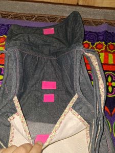 Unique Boho Denim Messenger Bag