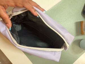 Pastel Lavender Cosmetic Bag