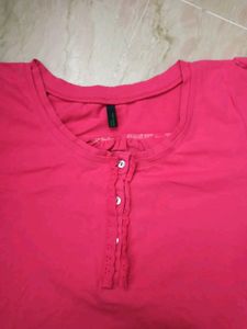 Benetton Melon Pink Top (32")