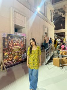 Stylish Yellow Printed Kurta