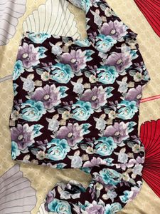 Floral Print Maxi Dress