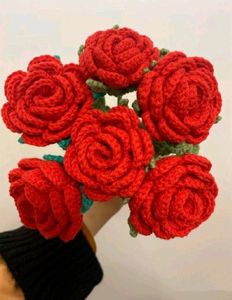 Handmade Crochet Roses