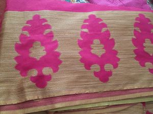 Pink floral Festive Saree