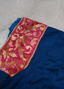 Elegant saree with Embellished blouse