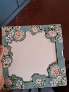 Floral Decorative Photo .Frame