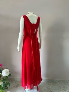 Stunning Red Embellished Evening Gown