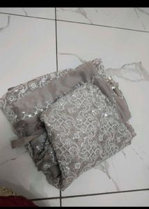 Elegant Silver Lehenga Choli Set