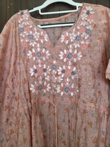Embroidered Kaftan Kurta set L