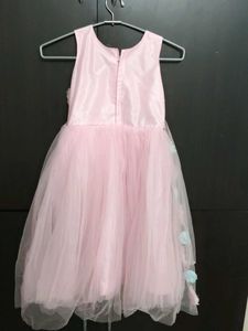 Charming Pink Floral Party Dress