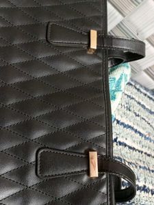 Black Quilted Handbag