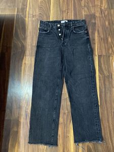 Zara Black straight fit Jeans