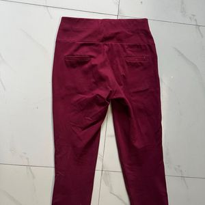 Stylish Maroon Trousers