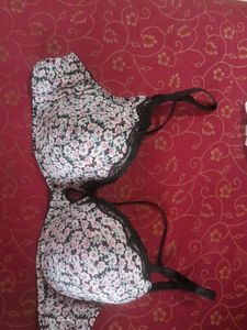 Floral Print Bra