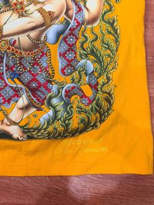 Yellow Ganesha Graphic T-Shirt
